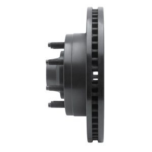 Ford E-250 Brake Rotor (1) - Front Right - R1 Concepts - Drilled & Slotted - Black - `08-`25